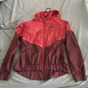 Pink nike windbreaker